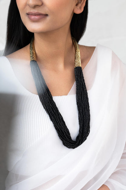 Multi Layered Bead Necklace 