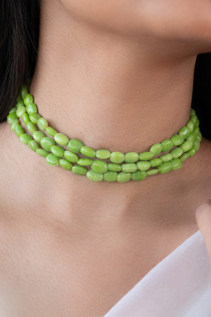 Beaded Choker Necklace 
