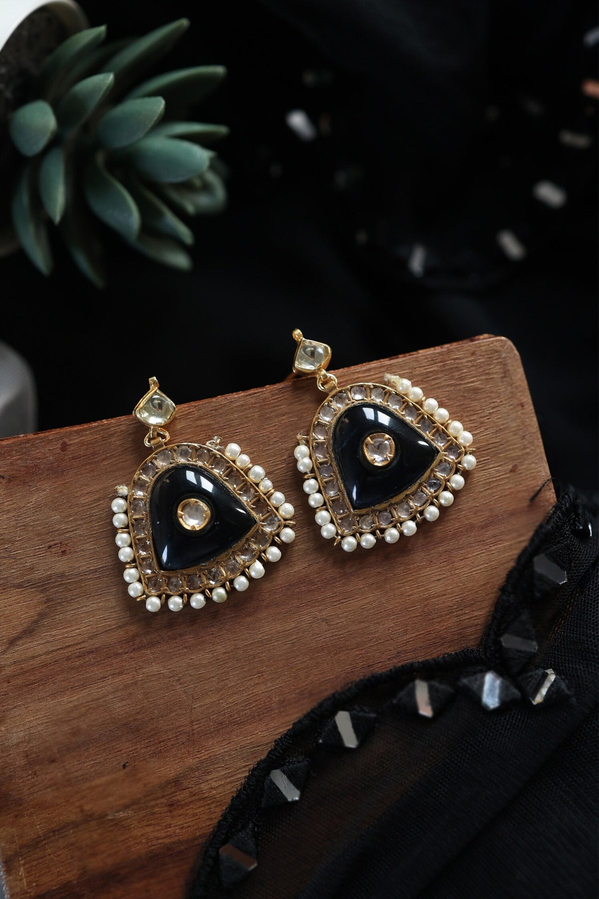 Kundan Embellished Earrings 