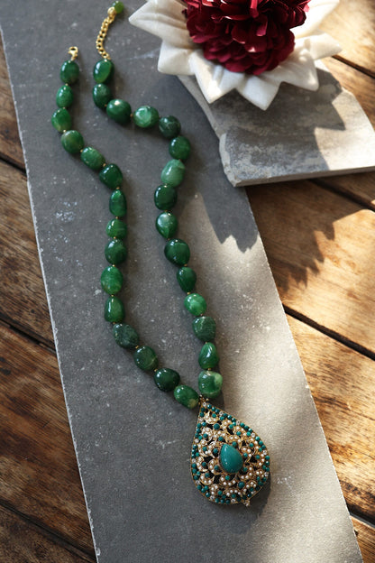 Tear Drop Pendant Necklace 
