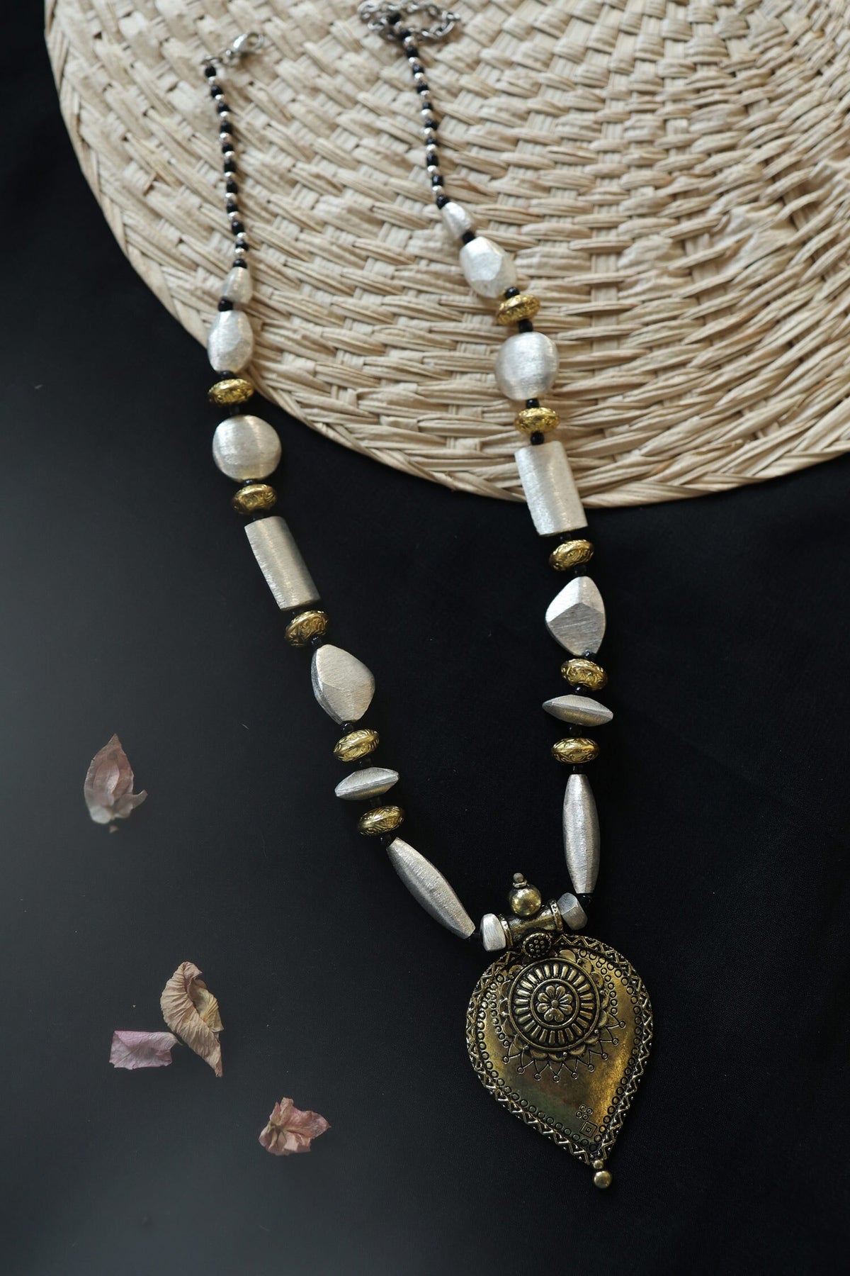 Patina Pendant Necklace 