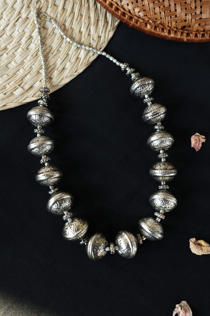 Patina Carved Necklace 