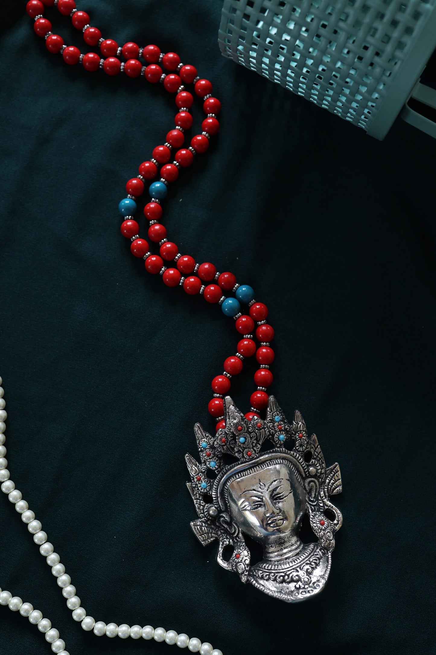 Buddha Carved Pendant Necklace 