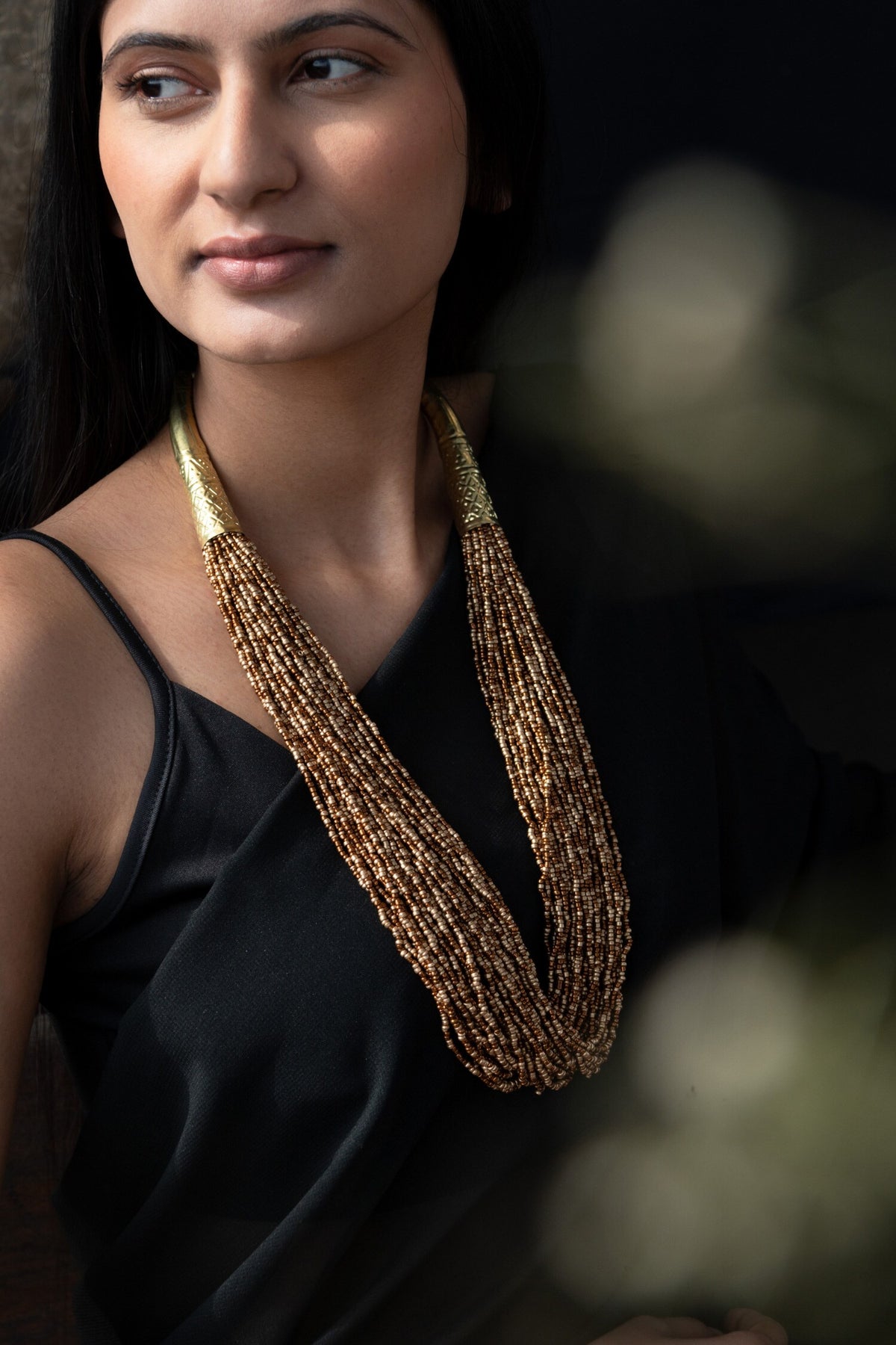 Color Block Layered Necklace 