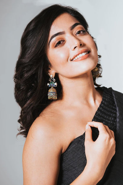 Stone Embellished Jhumkas 