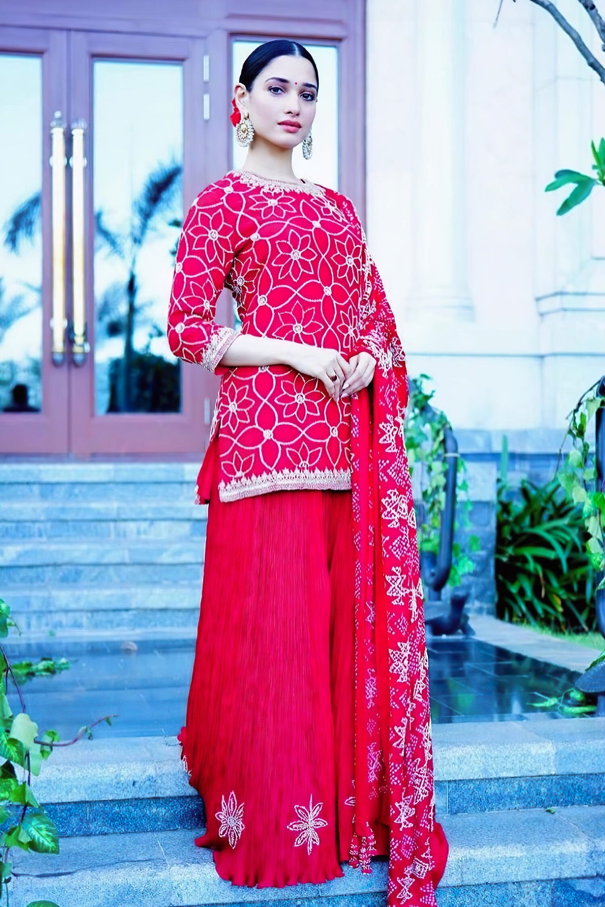Pearl Embellished Chandbalis 