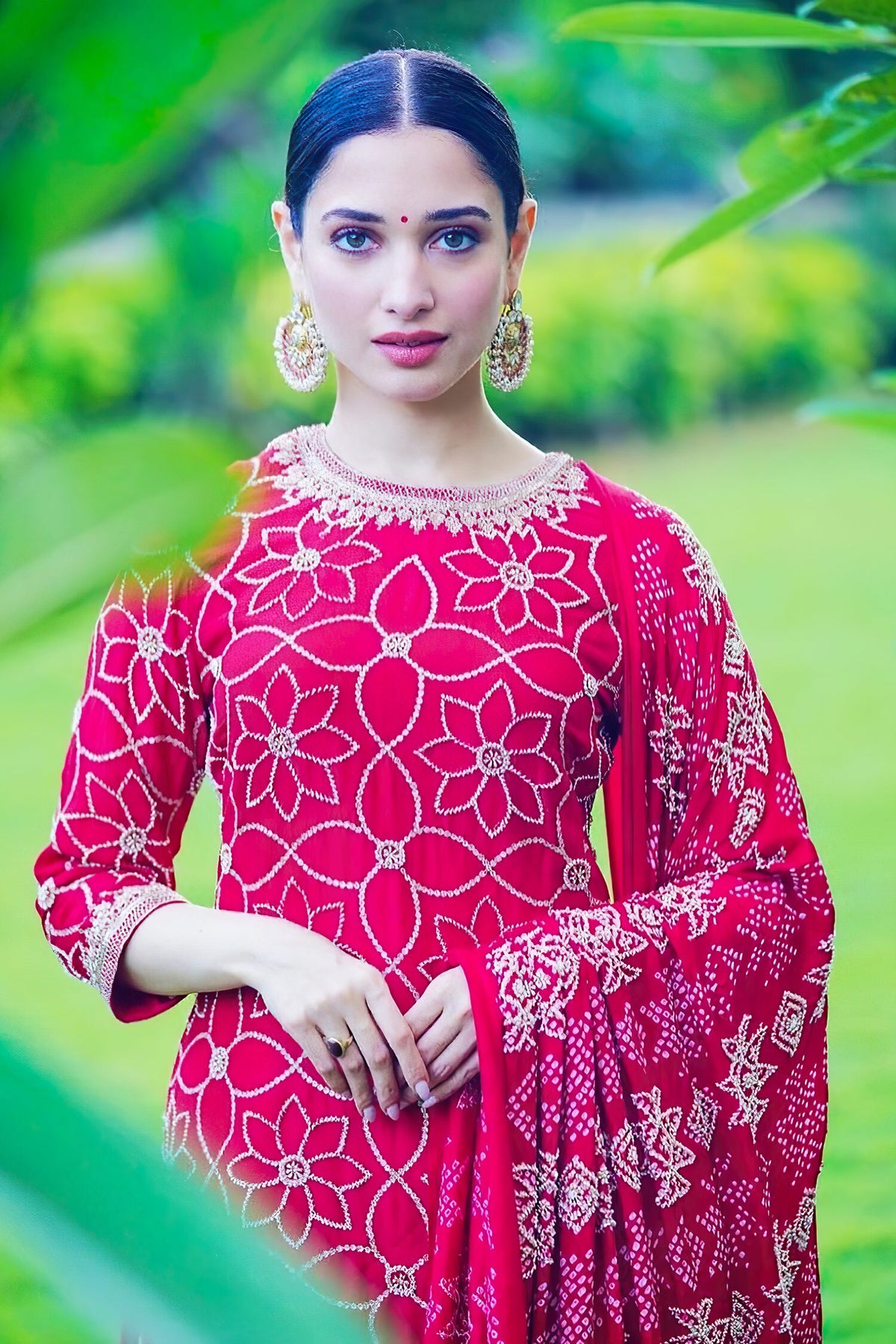 Pearl Embellished Chandbalis 