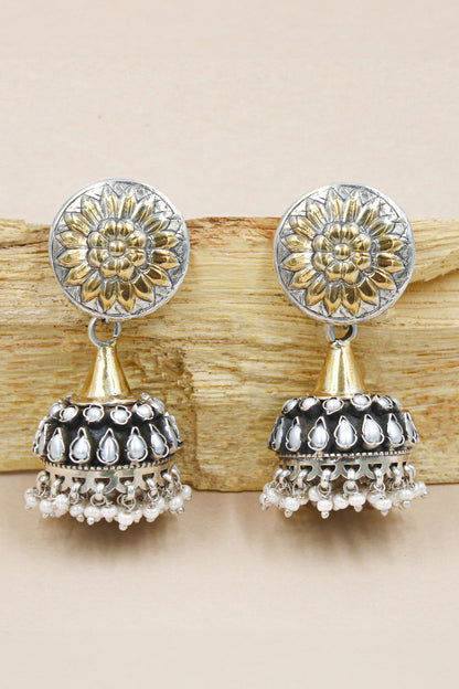 Two Toned Jhumkas 
