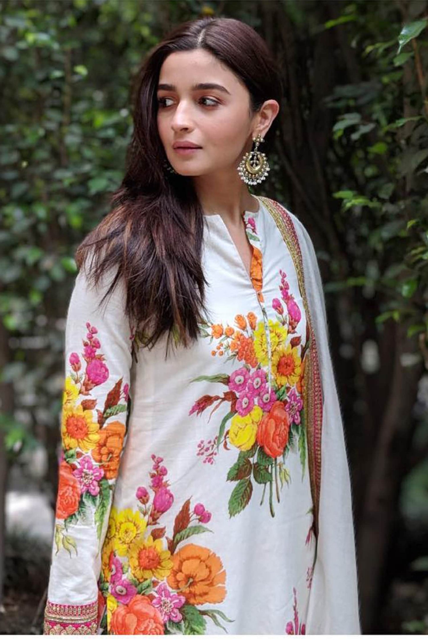 Two Toned Cutwork Chandbalis 