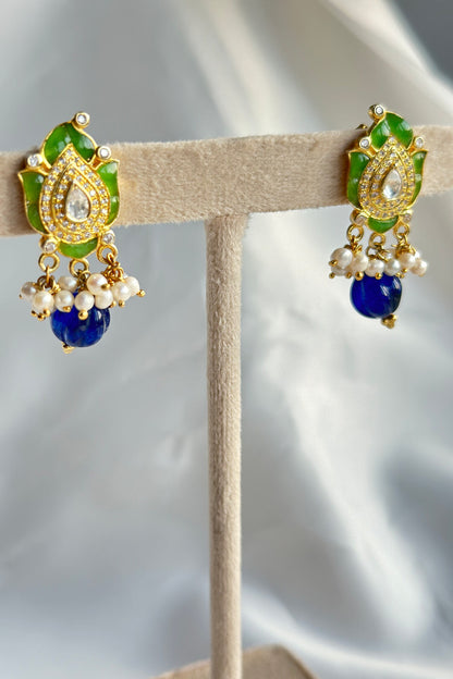 Tear Drop Cutwork Earrings 