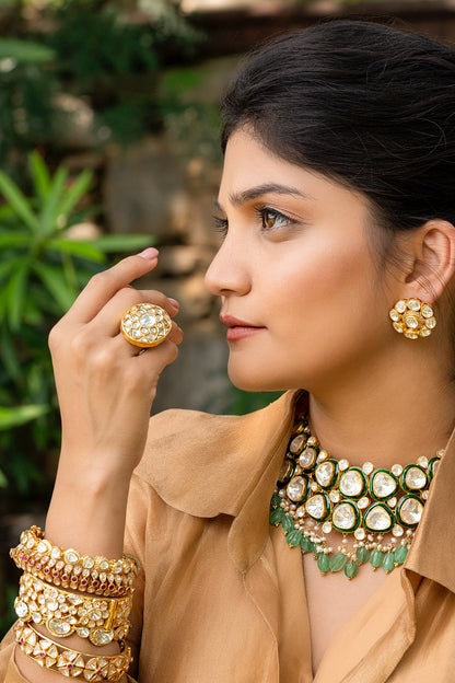 Floral Cutwork Studs 