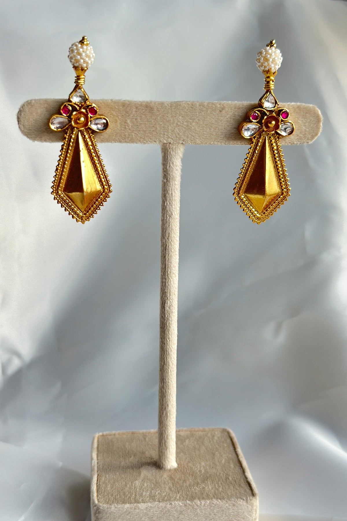 Diamond Drop Earrings 