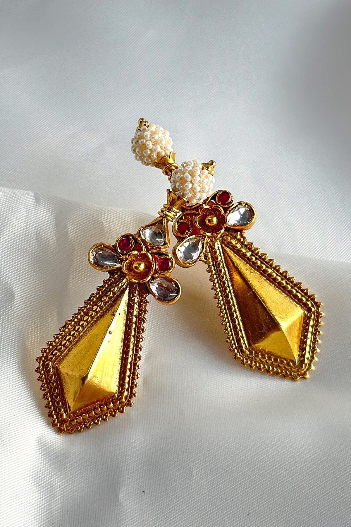 Diamond Drop Earrings 