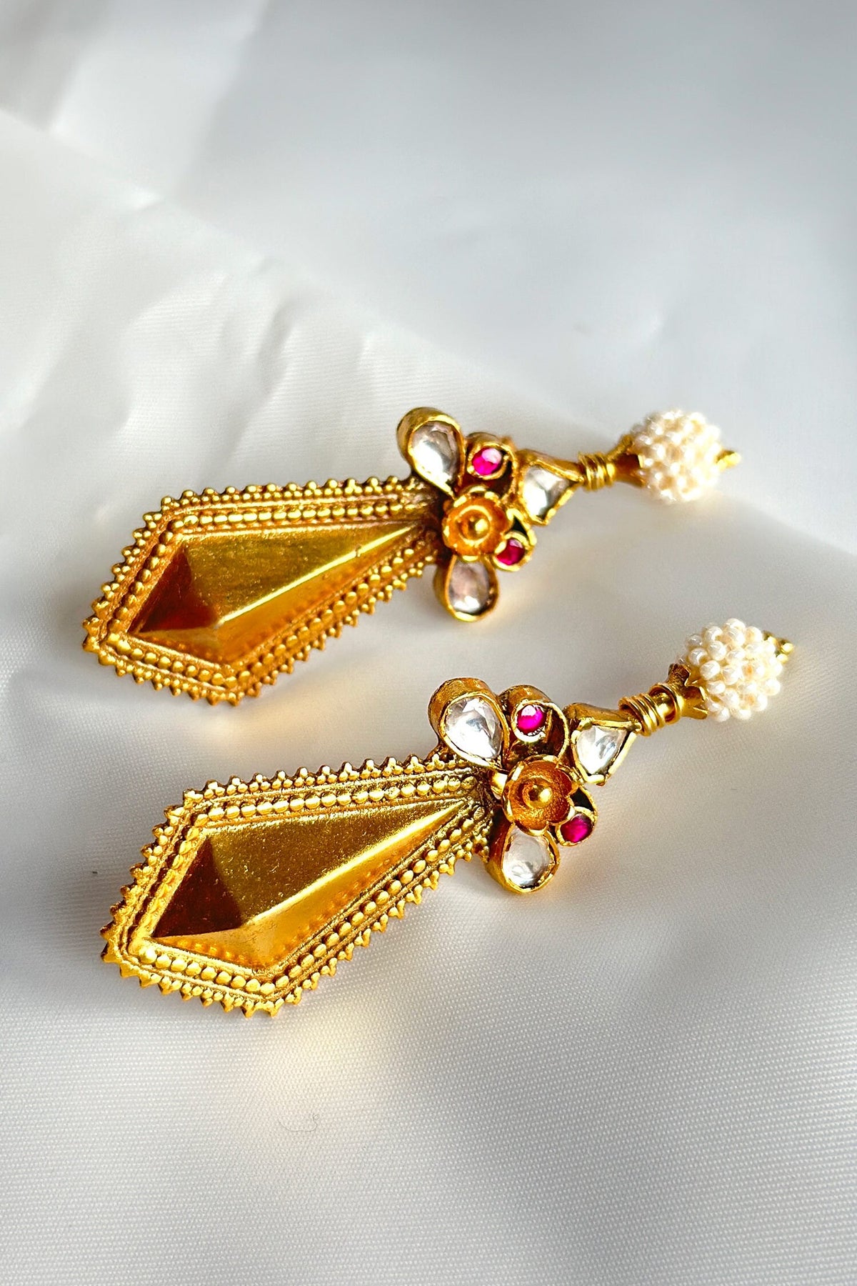 Diamond Drop Earrings 