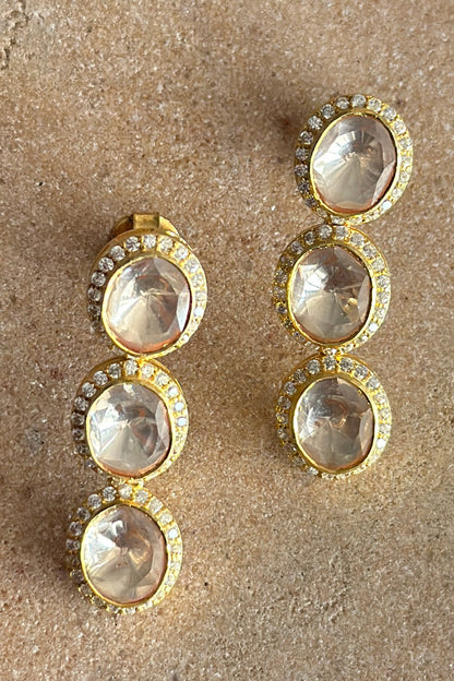 Crystal Embellished Necklace Set 