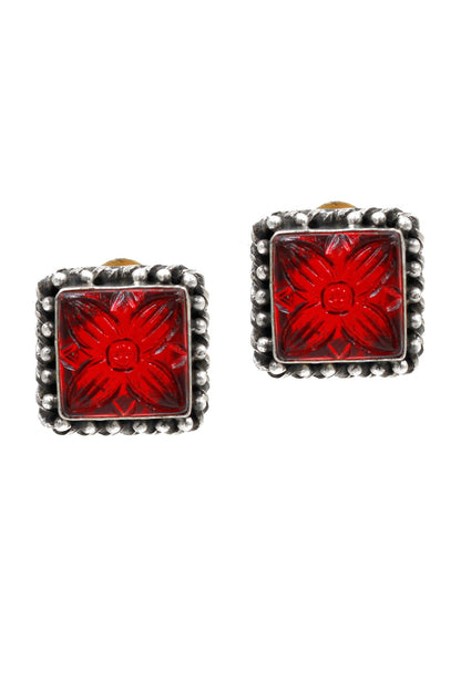 Isabella Flora Quartz Studs 
