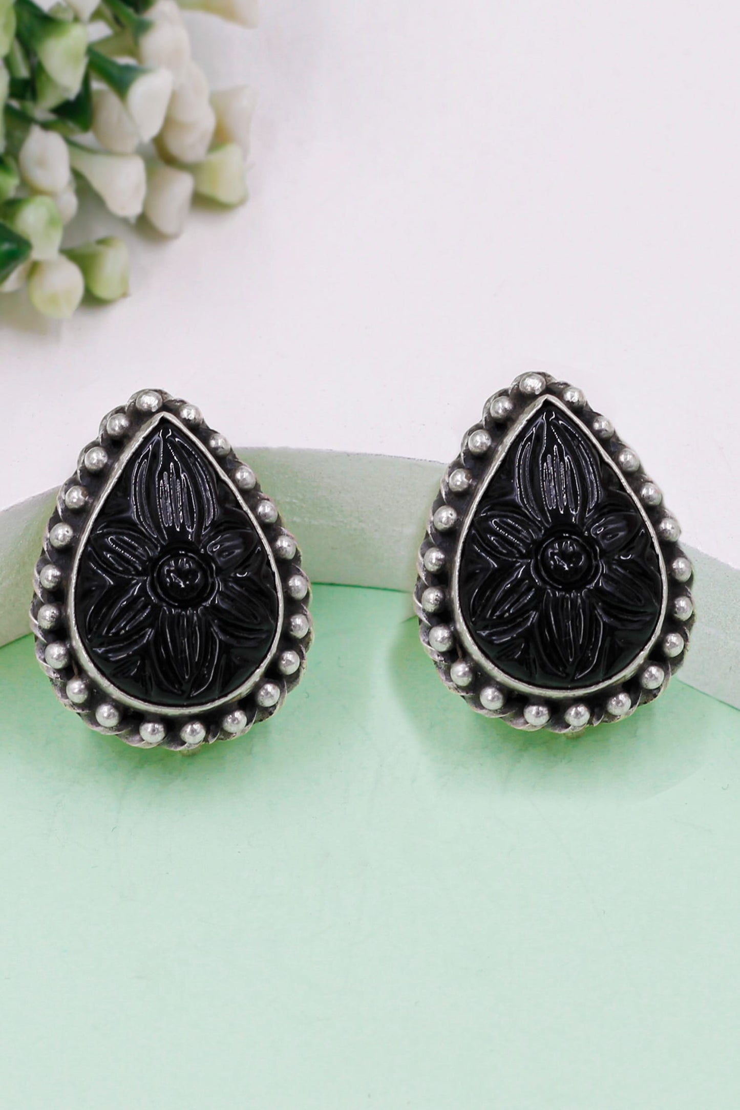 Eleanor Blossom Quartz Studs 