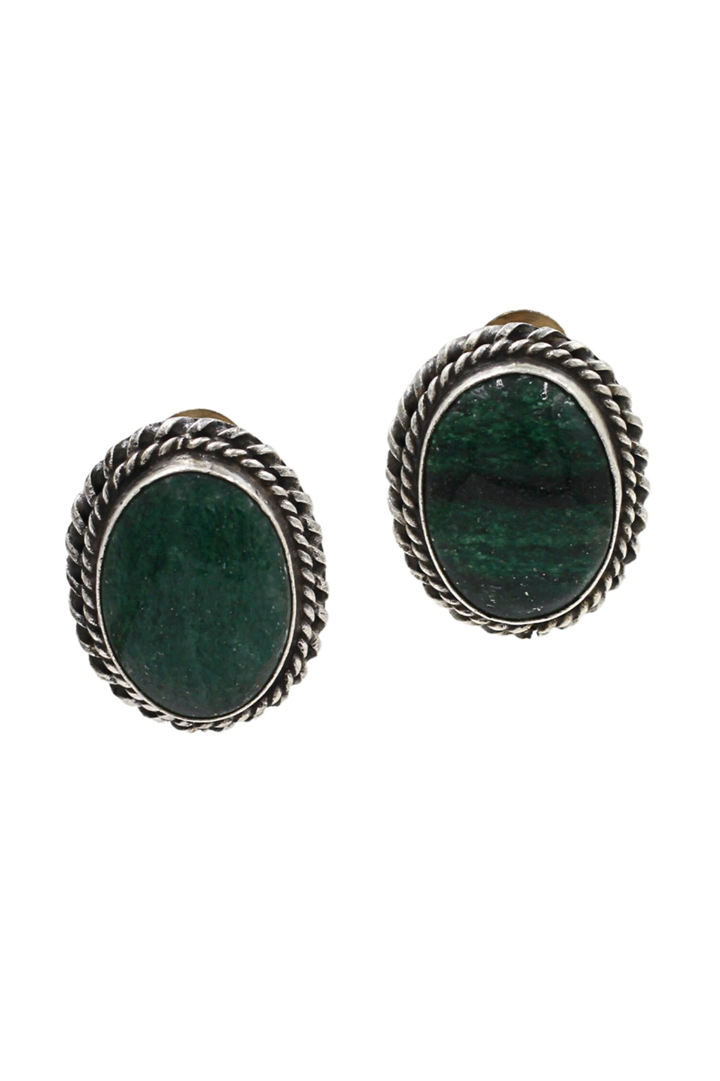 Constance Onyx Helix Studs 