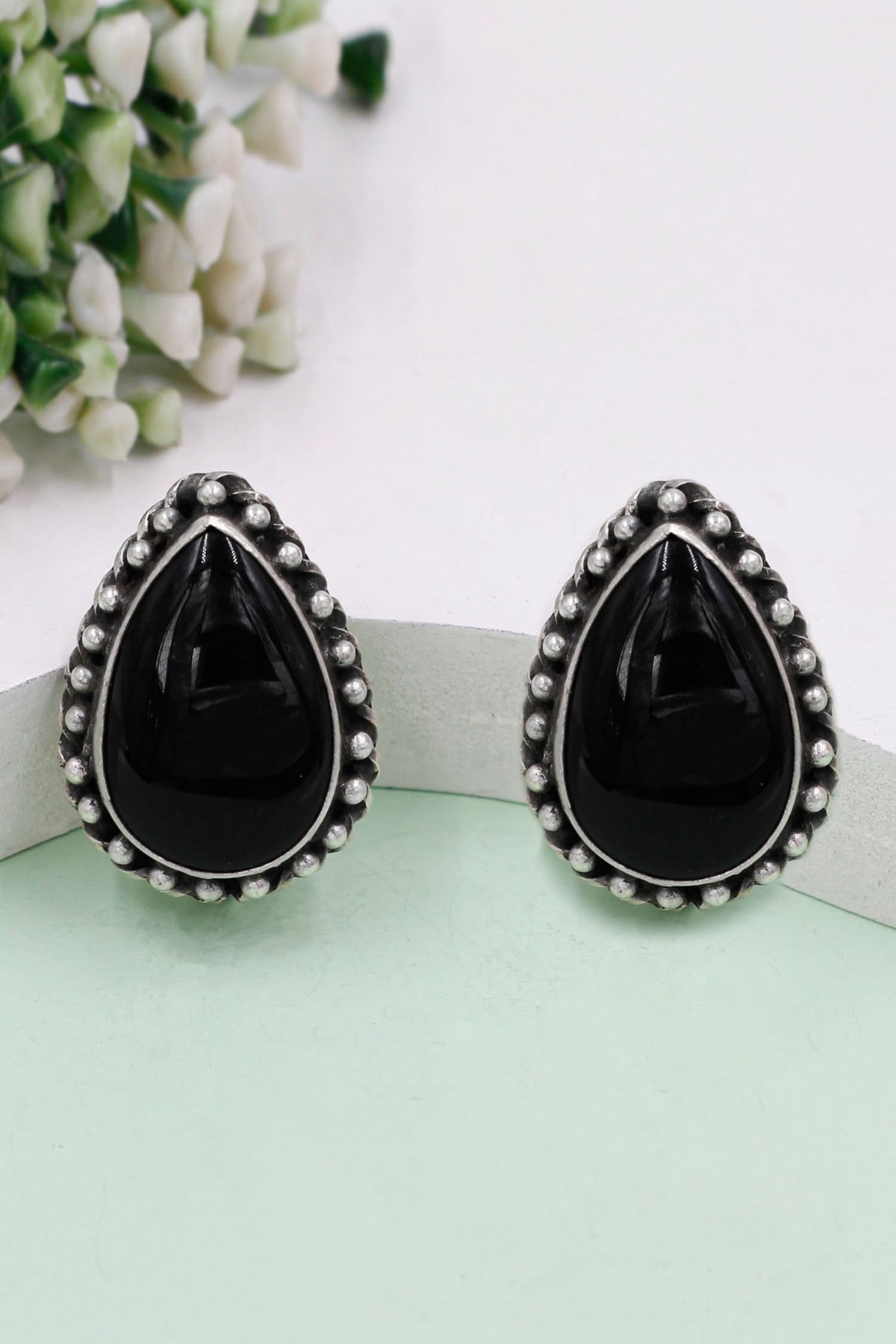 Liliana Quartz Drop Stud Earrings 