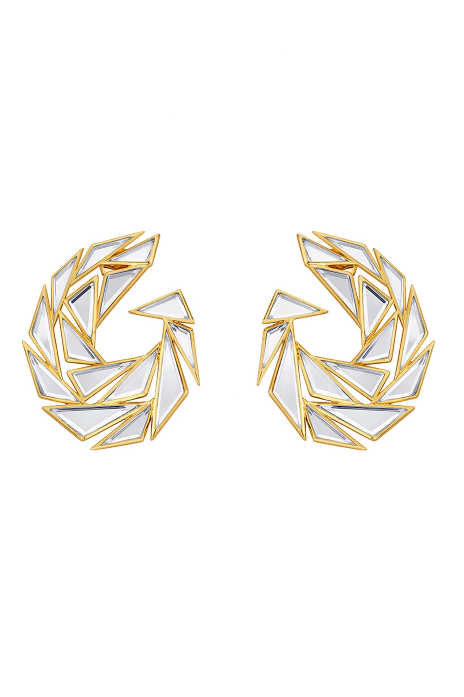 Demi Goddess Divine Mirror Earrings 