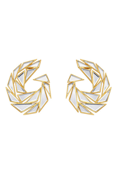 Demi Goddess Divine Mirror Earrings 