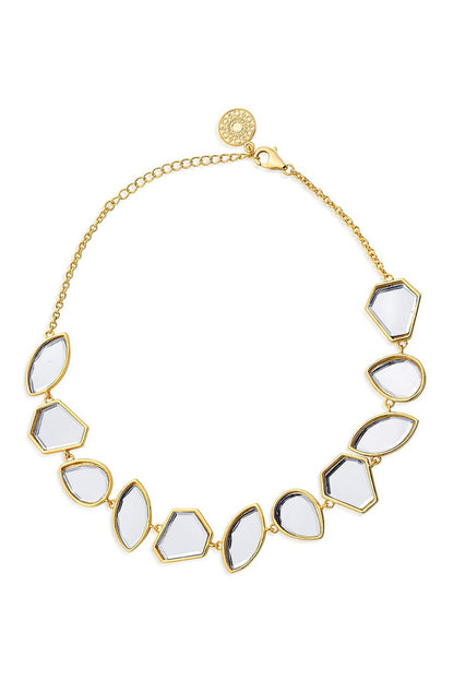 Celeste Playful Mirror Choker Necklace 