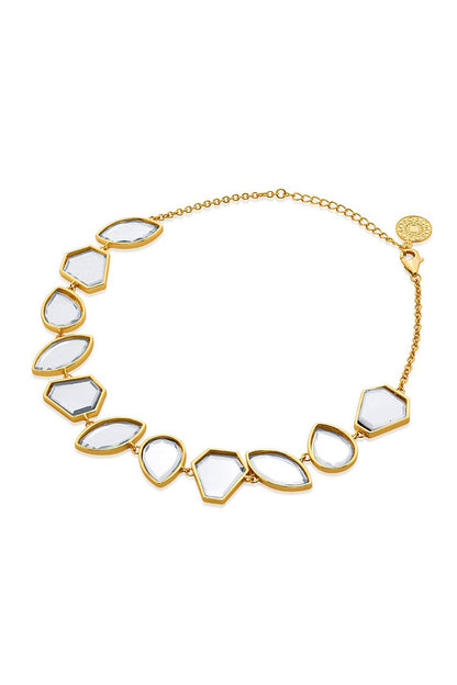 Celeste Playful Mirror Choker Necklace 