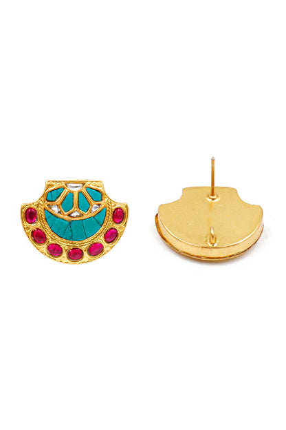 Abstract Kundan Stone Work Studs 