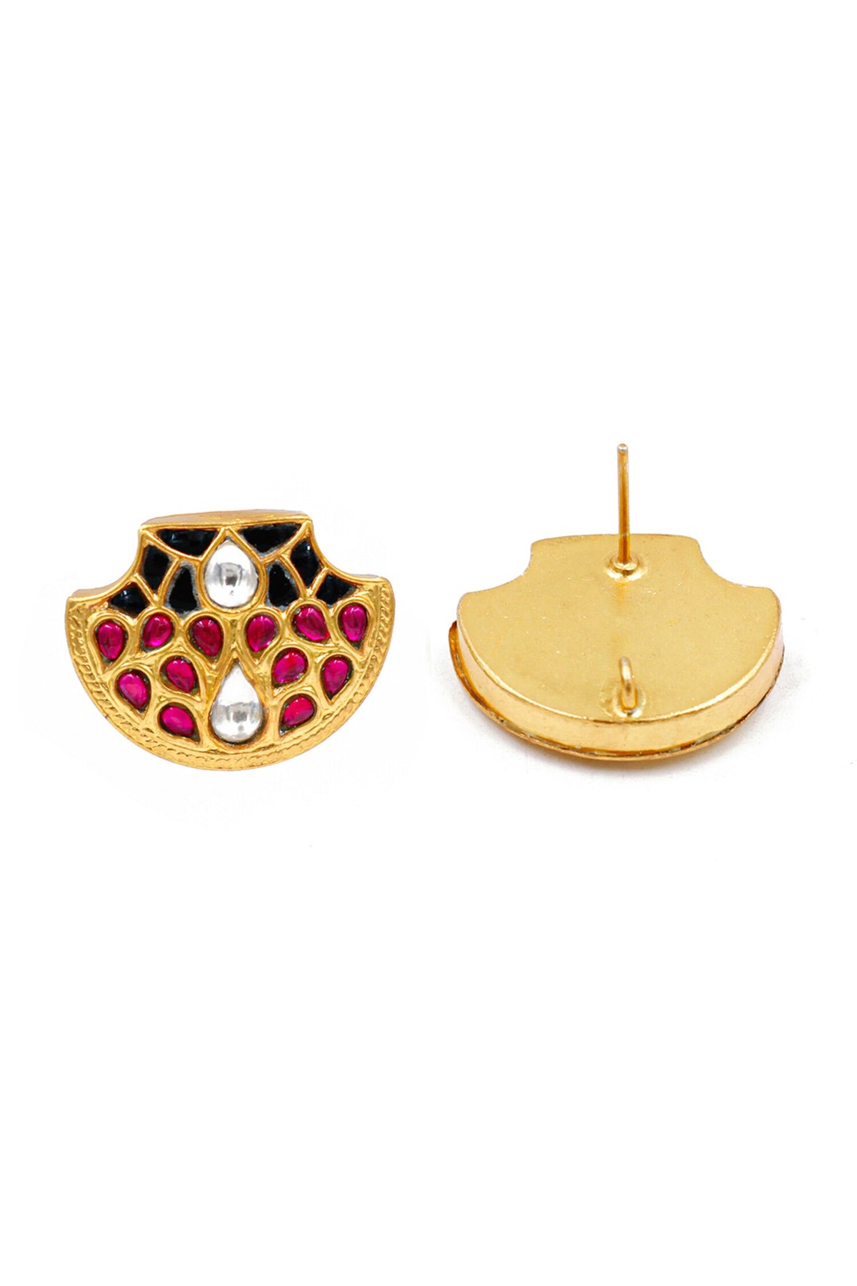Abstract Geometric Cutwork Studs 