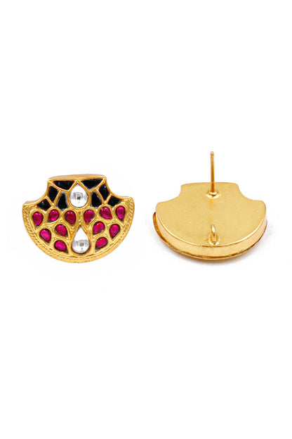 Abstract Geometric Cutwork Studs 