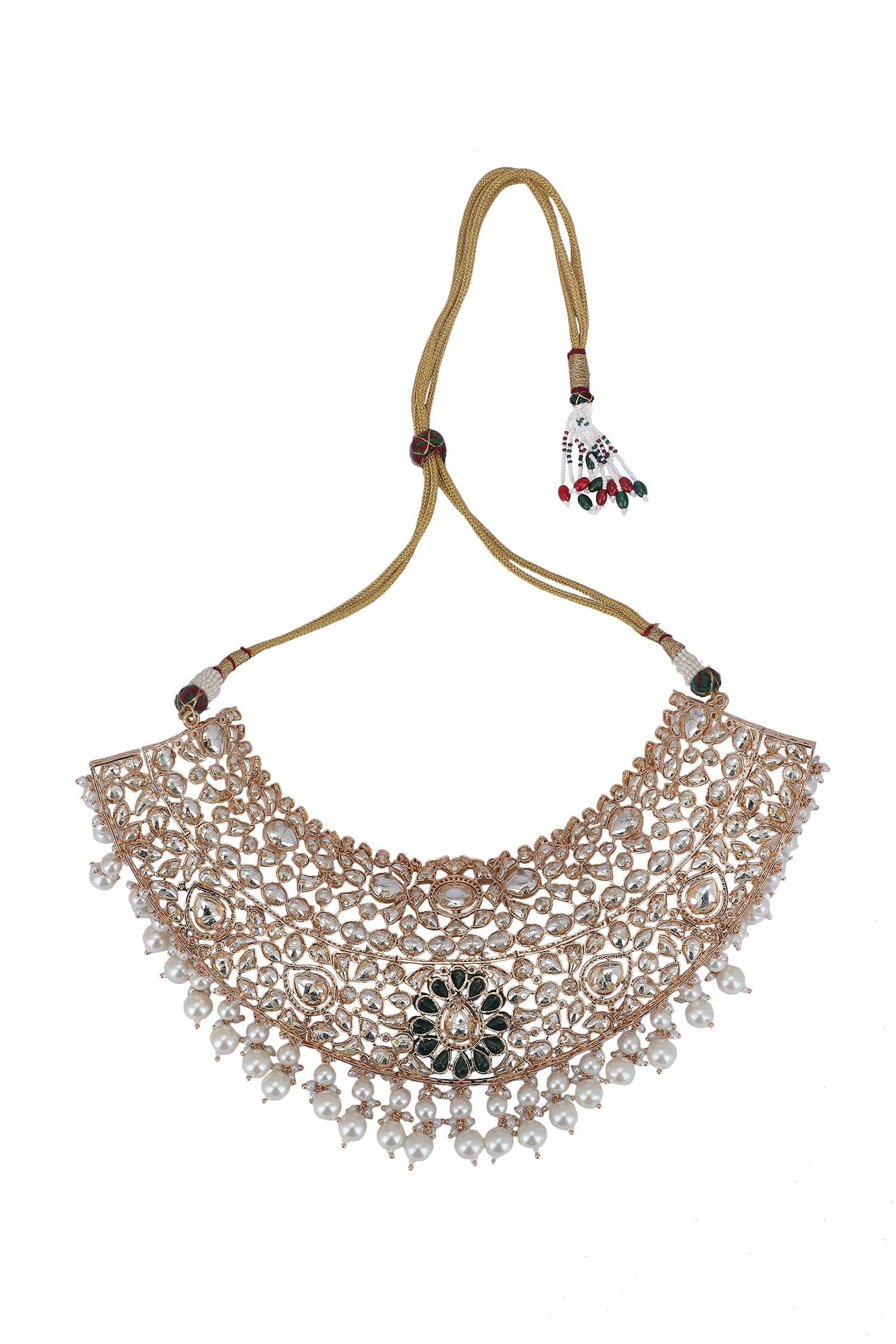 Stone Embellished Necklace Set 