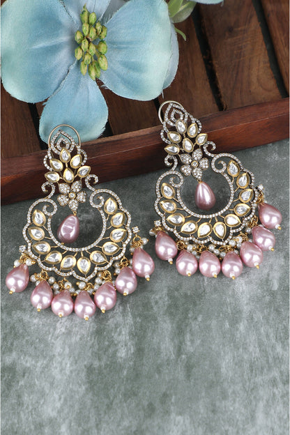 Kundan Studded Chandbalis 