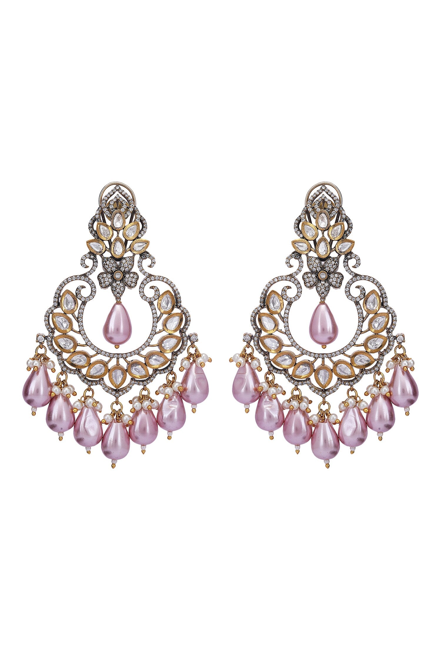 Kundan Studded Chandbalis 