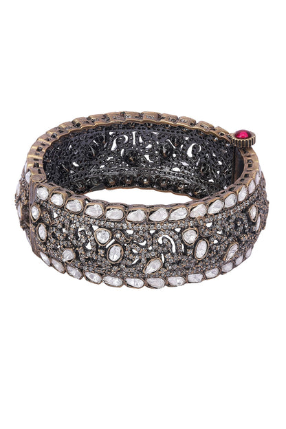 Kundan Studded Bangle - Single Pc 