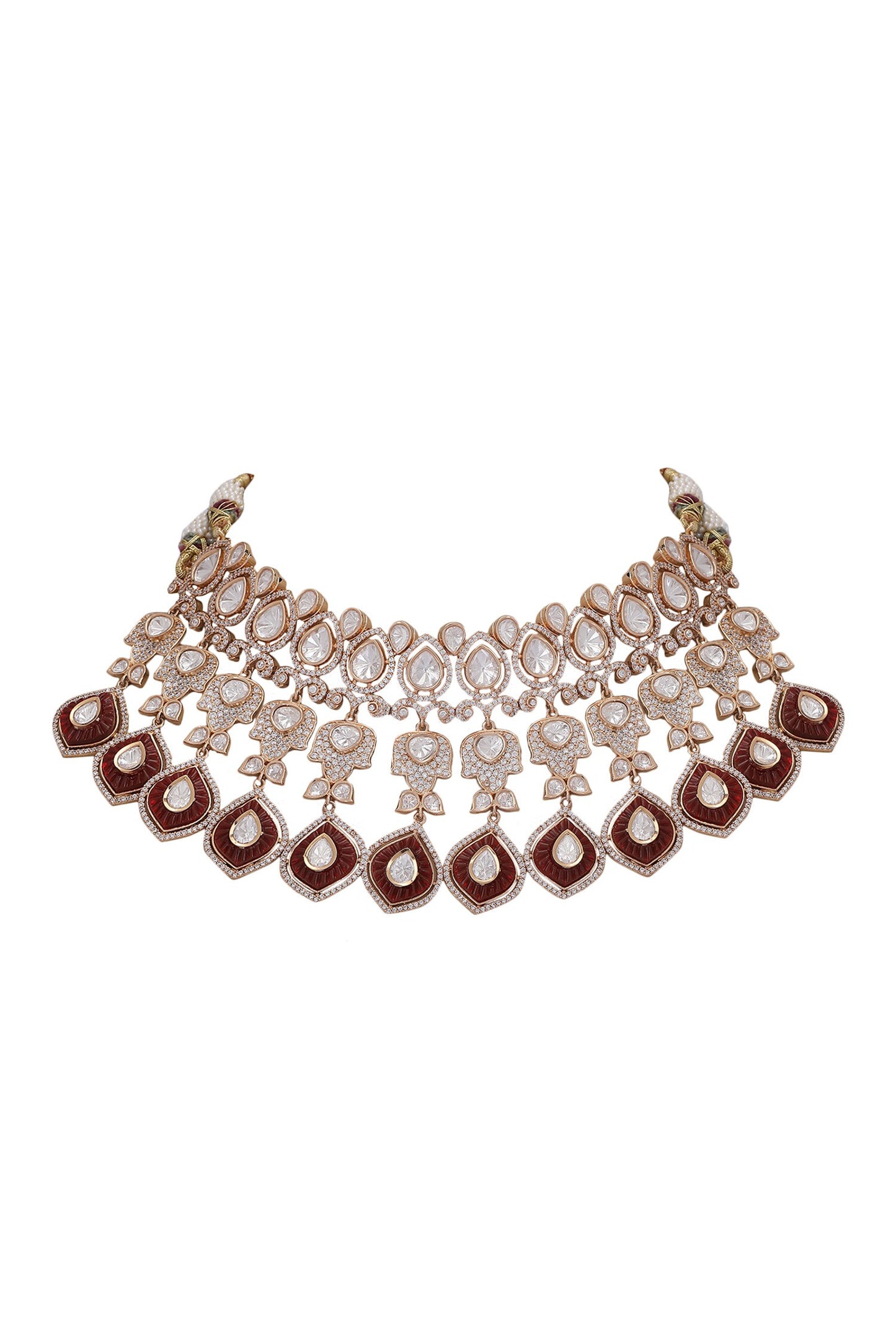 Kundan Studded Necklace Set 