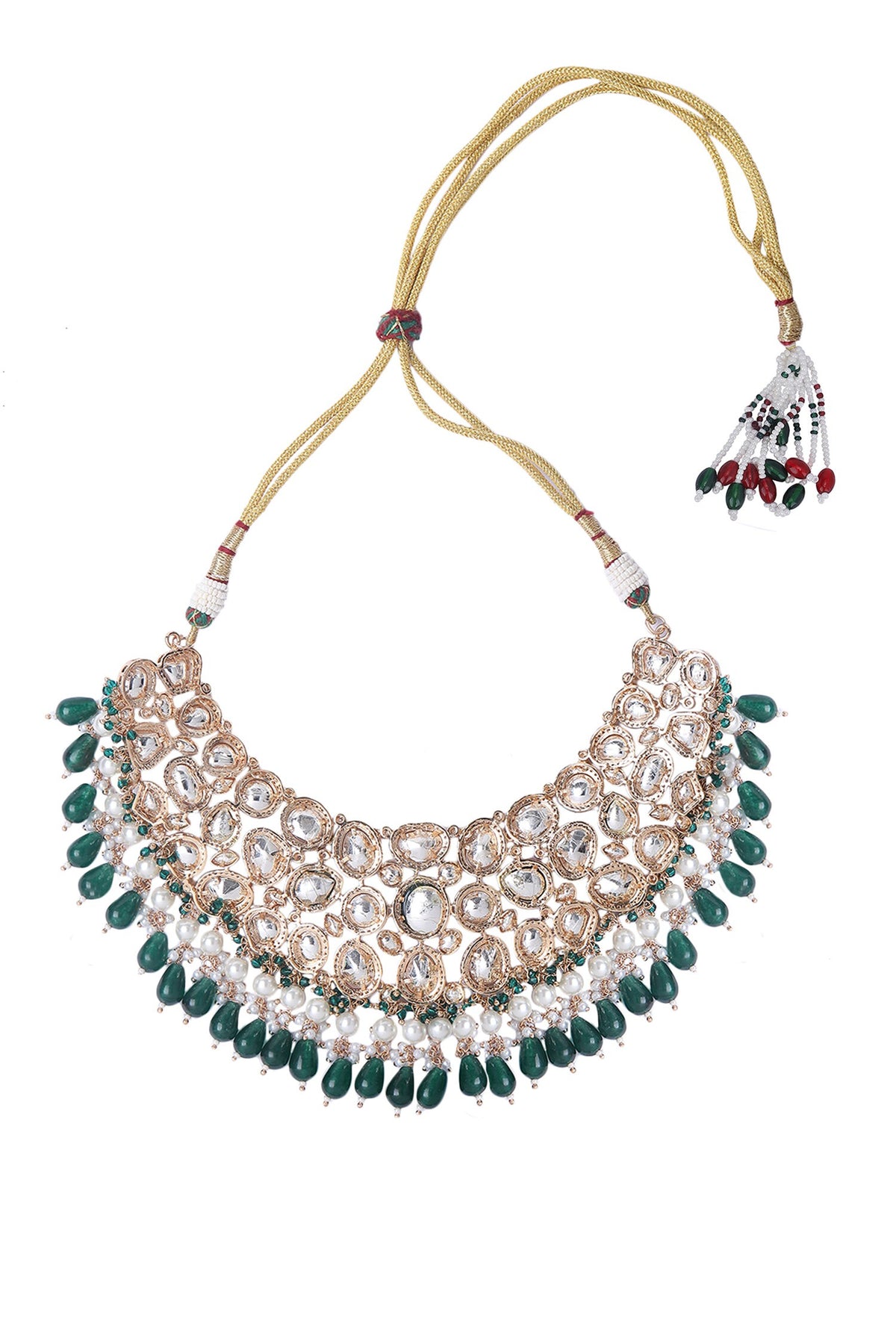 Tear Drop Carved Choker Set 