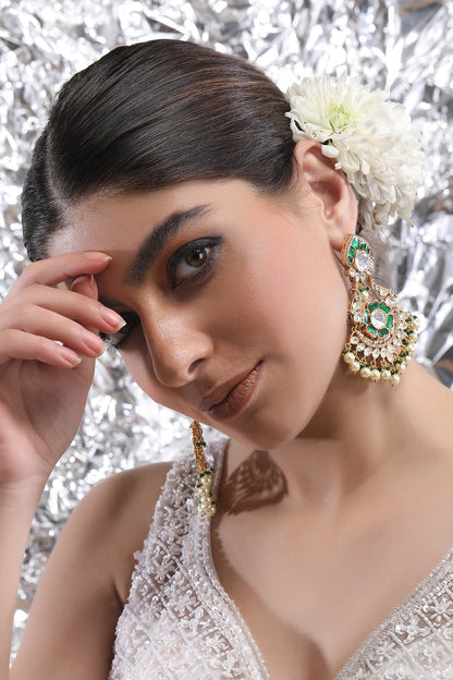 Tear Drop Carved Chandbalis 