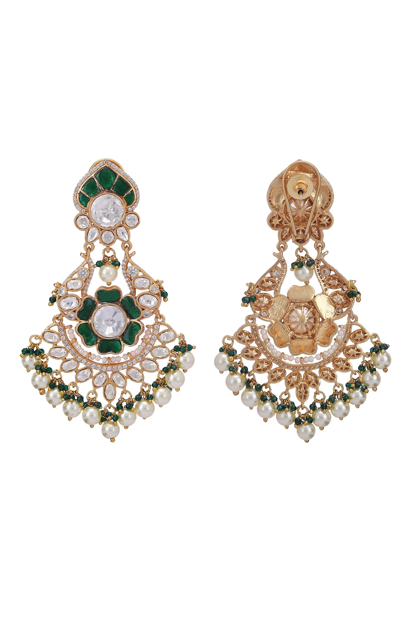 Tear Drop Carved Chandbalis 