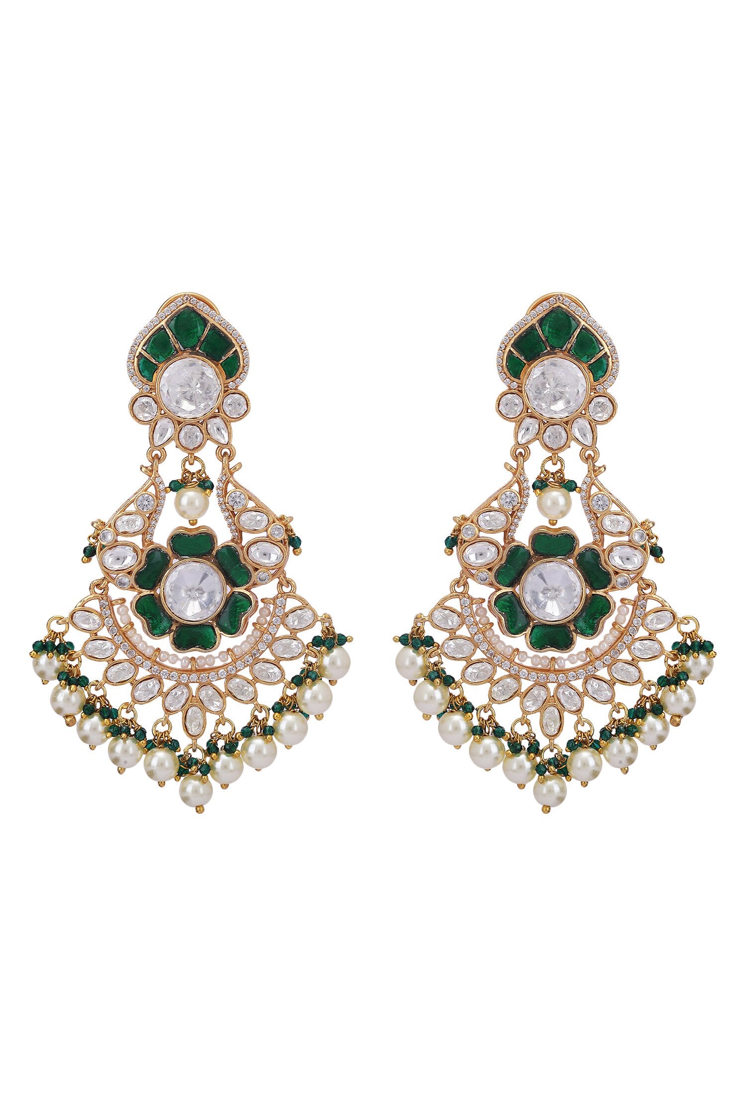 Tear Drop Carved Chandbalis 