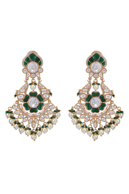 Tear Drop Carved Chandbalis 