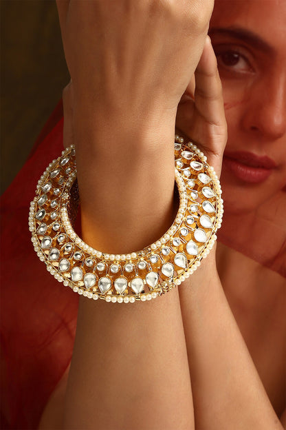 Polki Embellished Kada 
