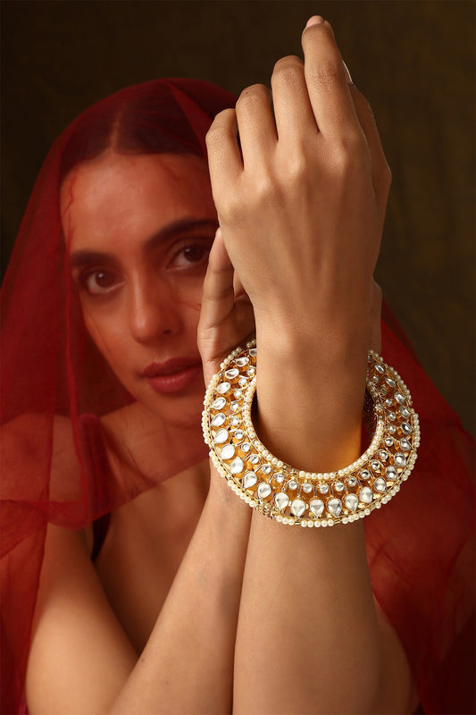 Polki Embellished Kada 