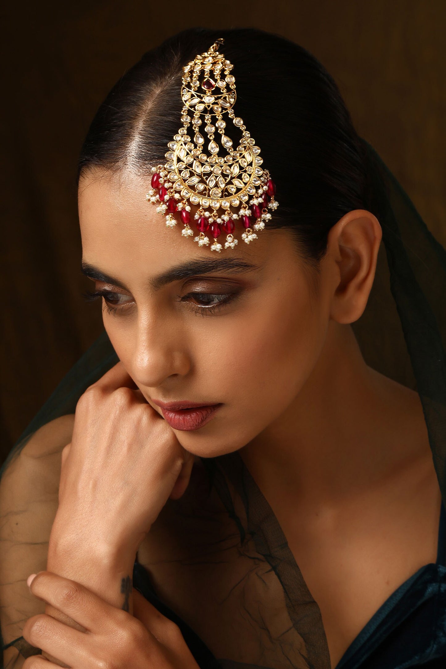 Flower Cutwork Embellished Passa 