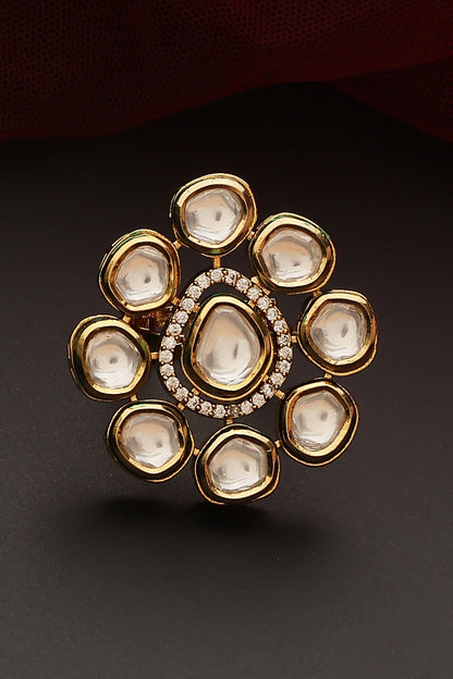 Kundan Work Ring 