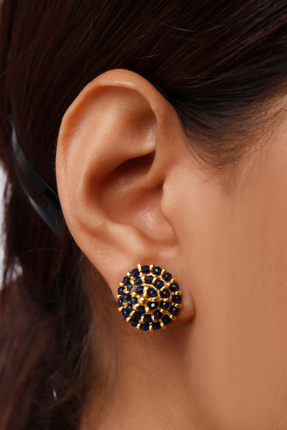 Bead Embellished Stud Earrings 