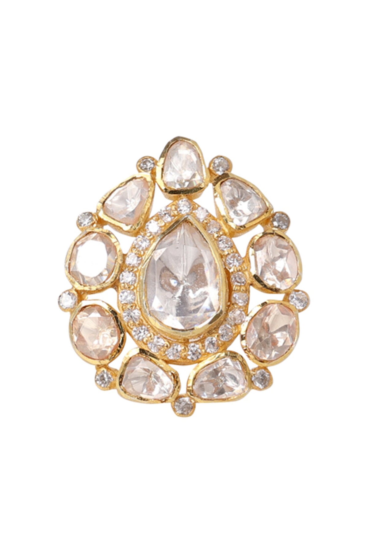 Polki Studded Ring 