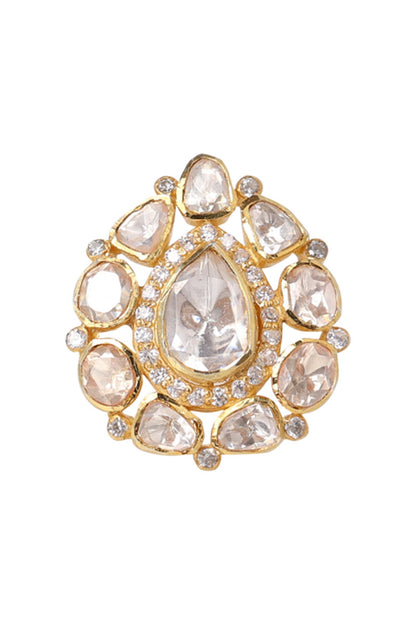 Polki Studded Ring 