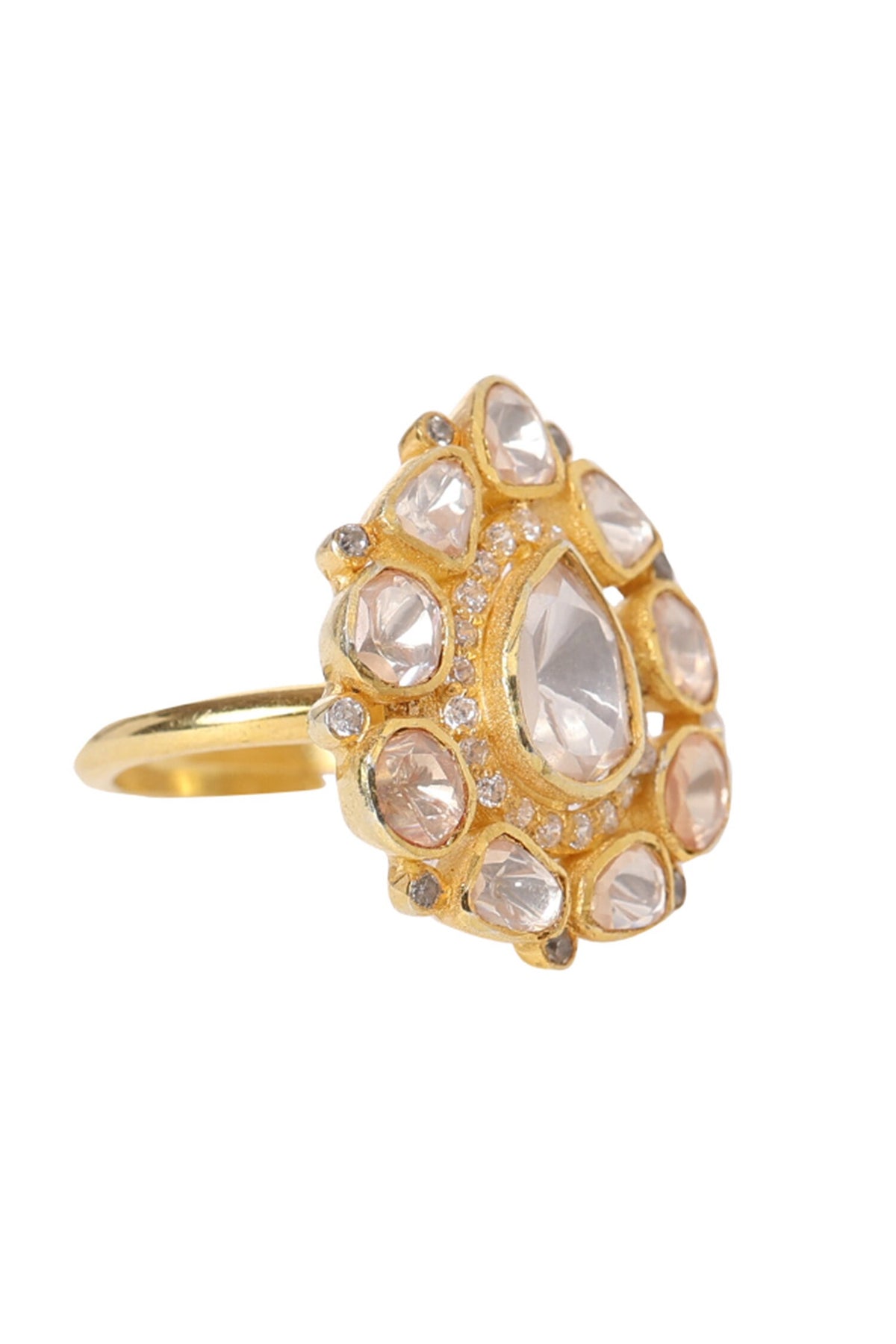 Polki Studded Ring 