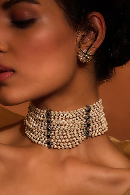 Fresh Water Pearl Multi Layered Necklace 
