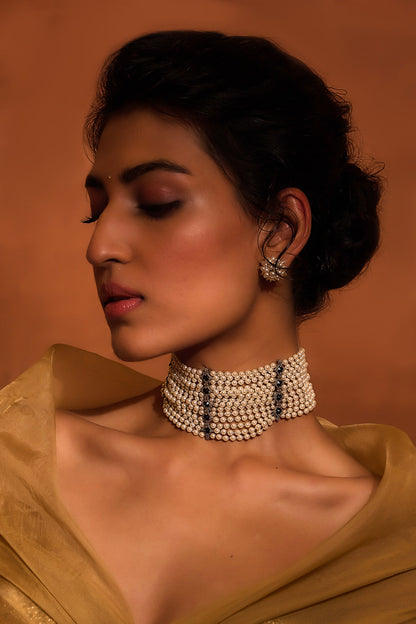 Fresh Water Pearl Multi Layered Necklace 